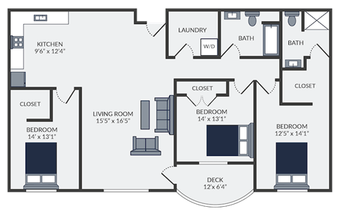 a floor plan of a home
